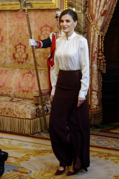 Letizia, cuerpo diplomático