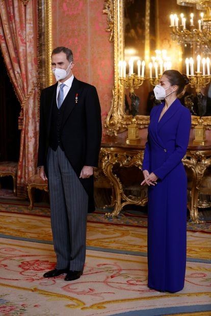 Letizia, cuerpo diplomático