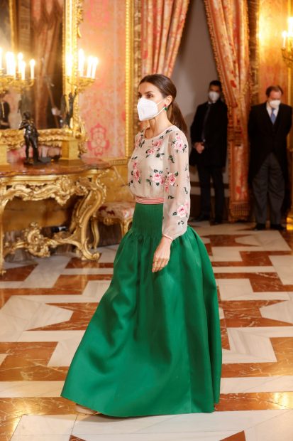 Letizia, cuerpo diplomático