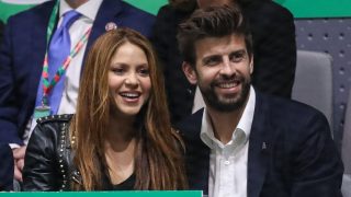 Shakira y Piqué en un partido./ Gtres