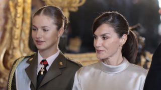 La Reina Letizia y la princesa Leonor. / Gtres