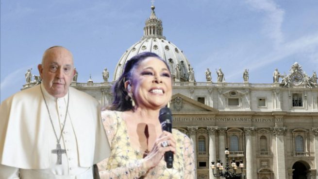 Isabel Pantoja Papa, Isabel Pantoja Vaticano, Papa Francisco, Audiencia papal