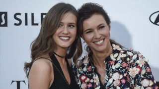 Arantxa del Sol y su hija Lucía en un evento/ Gtres