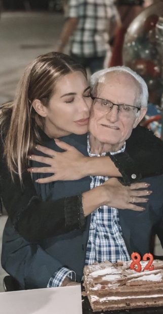 tamara gorro se despide de su abuelo, tamara gorro reaparece, tamara gorro triste