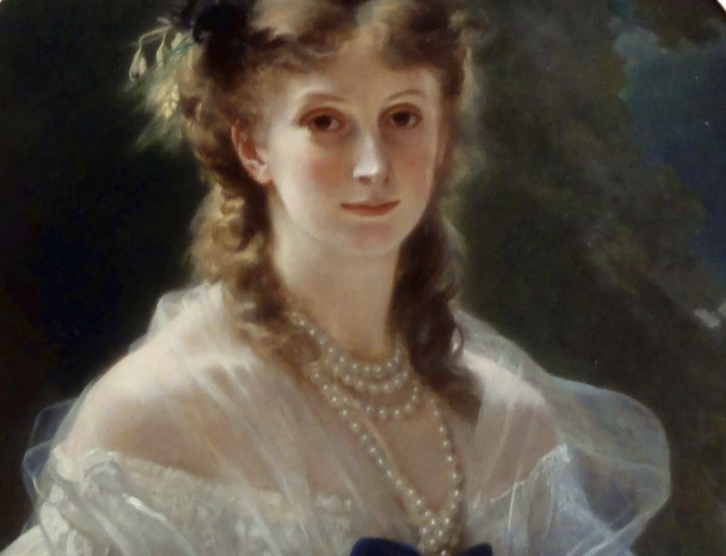 Retrato de Sofía Troubetzkoy realizado por Winterhalter en 1863. (Museo del Castillo de Compiègne)