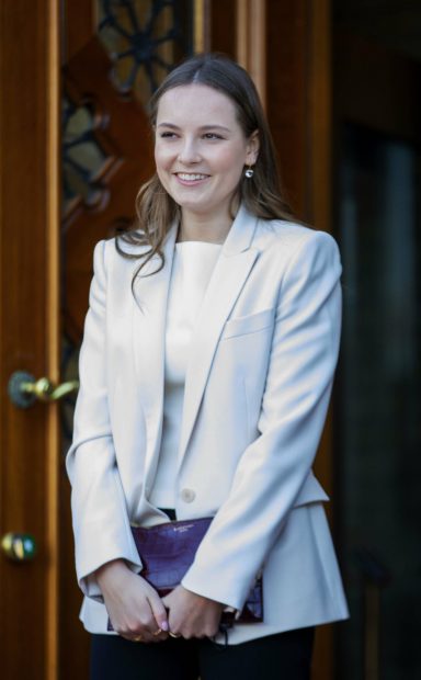 La princesa Leonor, Elisabeth de Bélgica y Amalia de Holanda./ GTRES