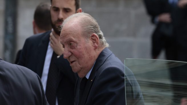 Juan Carlos I, en el funeral de Fernando Gómez-Acebo /. GTRES