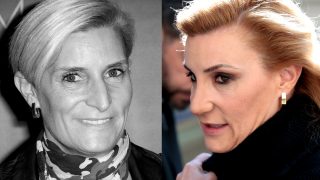 El antes y el después de María Zurita tras operarse la nariz. / GTRES