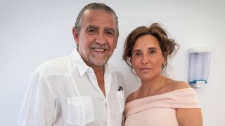 Marta y Jaime Martínez-Bordíu, posando en Ronda. /GTRES