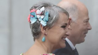 Carla Royo Villanova, en la boda de José Luis Martínez-Almeida. (Foto: GTRES)