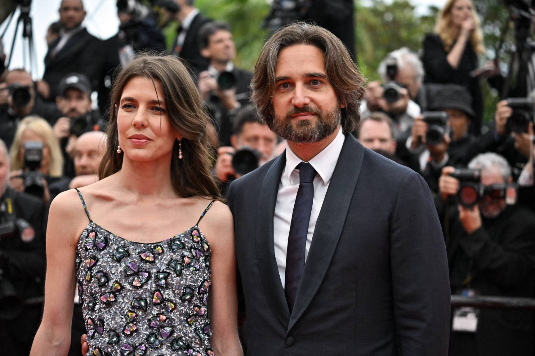 Dimitri Rassam y Carlota Casiraghi en el Festival de Cannes. (Foto: Gtres)