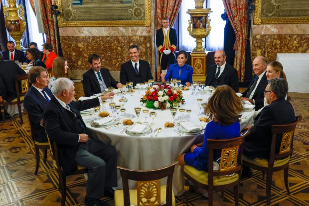 Banquete por la mayoría de edad de la princesa Leonor. (Foto: Gtres)