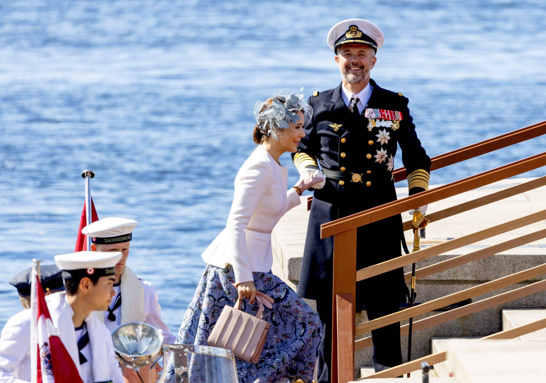 Mary Dinamarca, Mary Federico Dinamarca, viaje estado Dinamarca