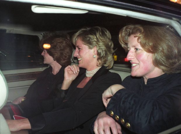 Diana Princess of Wales with Her Sisters Lady Sarah Mccorquodale and Lady Jane Fellowes