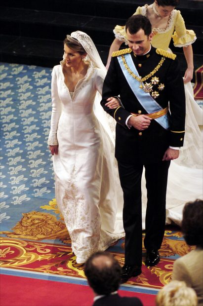 Reina Letizia, vestido novia, boda