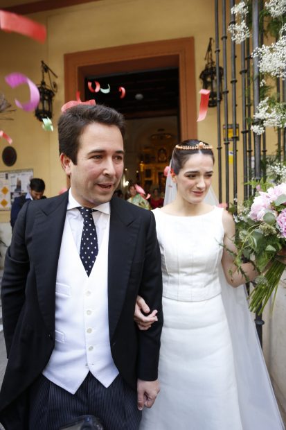 Felipe Benjumea y María de Chiris, boda Felipe Benjumea y María de Chiris. vestido maria de chiris, 