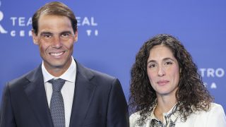 El tenista Rafa Nadal, con su mujer. (Foto: Gtres)