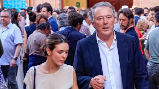 José María Michavila y su hija en la Plaza de Toros de Las Ventas de Madrid. (Foto: Gtres)