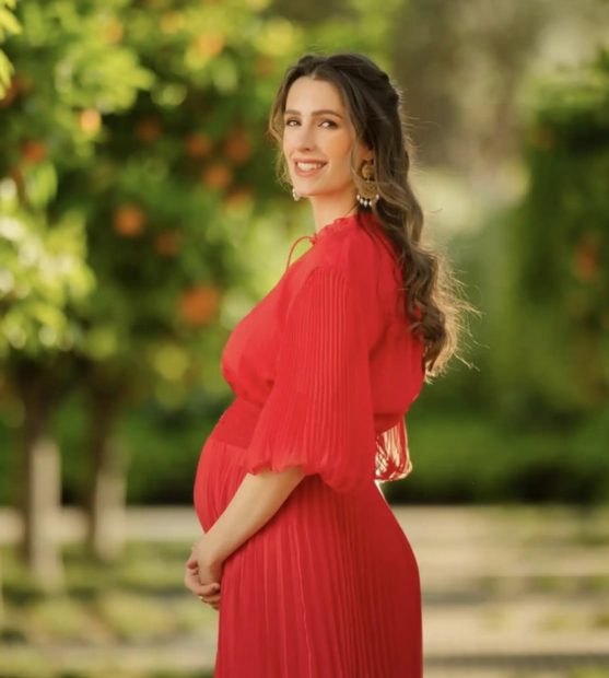 Rajwa de Jordania, embarazo Rajwa de Jordania,