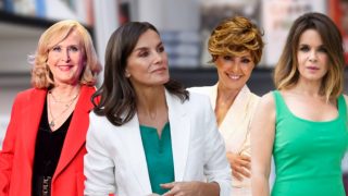 La Reina Letizia, Sonsoles Ónega, Carme Chaparro y Nieves Herrero. (Foto: Gtres)