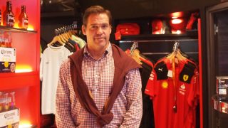 Luis Alfonso en su nueva tienda de Madrid