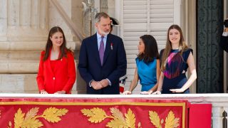 La Familia Real en el décimo aniversario del Rey Felipe VI como Rey de España. (Foto: Gtres)