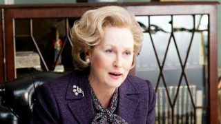 Meryl Streep como Margaret Thatcher, 2011. (Foto: Gttres)