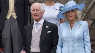 Los reyes Carlos III y Camila, en Edimburgo. (Foto: Gtres)