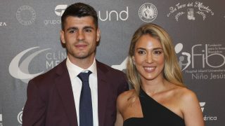 Alice Campello y Álvaro Morata, en un evento en Madrid. (Foto: Gtres)