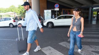 Alejandra Rubio y Carlo Costanzia en Sevilla. (Foto: Gtres)