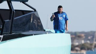 El hijo de Maradona, Diego Sinagra Maradona, en Ibiza