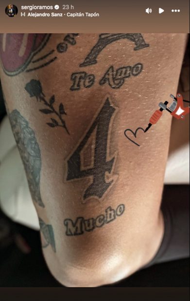 Sergio Ramos, futbolista Sergio Ramos, tatuaje Sergio Ramos, 