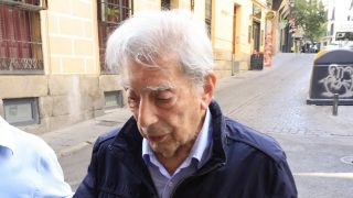 Mario Vargas Llosa, en Madrid. (Foto: Gtres)