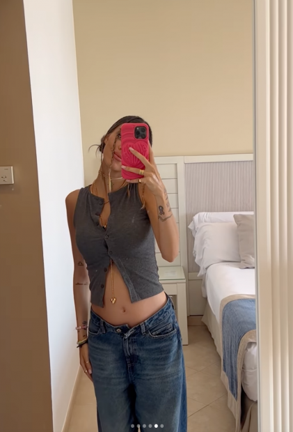 Alejandra Rubio look embarazada 