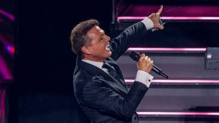 Luis Miguel, en uno de sus conciertos. (Foto: Gtres)