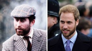 El rey Carlos III y el príncipe Guillermo, con barba. (Foto: Gtres)