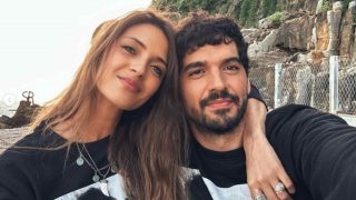 Sara Carbonero y Nacho Taboada en una foto en redes sociales.