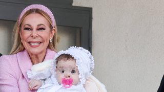 Ana Obregón junto a su nieta, Ana Sandra. (Foto: Gtres)