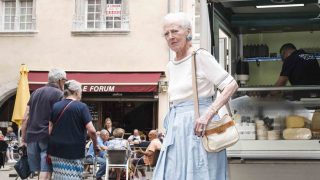 La reina Margarita de Dinamarca, en Francia. (Foto: Gtres)