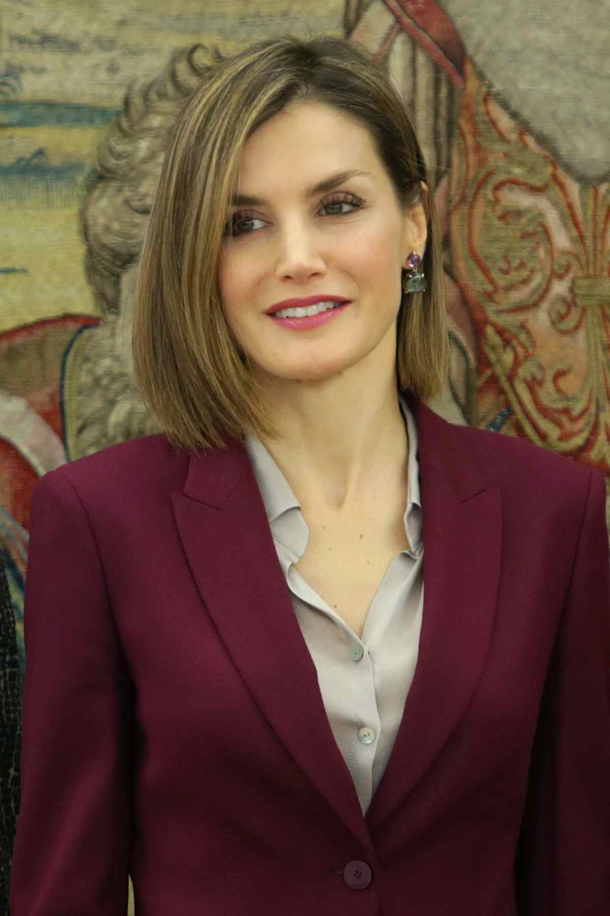 En 2015, la Reina Letizia de España popularizó el corte de pelo bob. (Foto: Gtres)