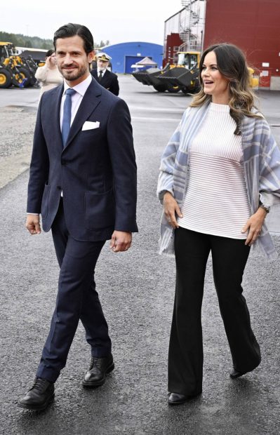 Carlos Felipe y Sofía de Suecia, Sofía de Suecia embarazada