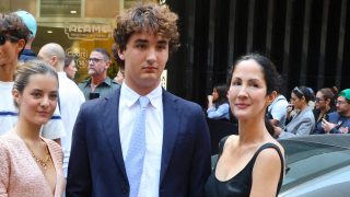 Patricia Cristina Herrera, junto a sus dos hijos, en Nueva York (Foto: Gtres)