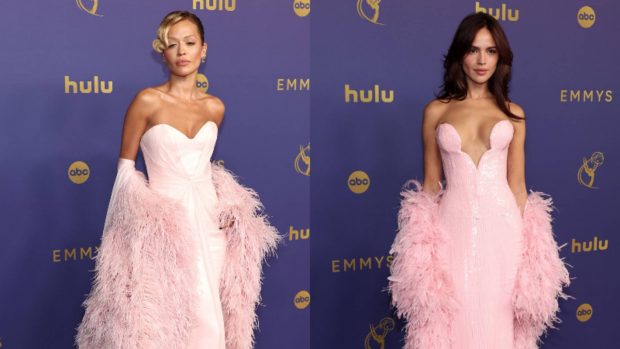 Rita Ora, Eiza González, alfombra roja, premios emmy, alfombra roja emmy