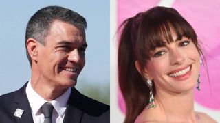 Pedro Sánchez y Anne Hathaway. (Foto: Gtres)