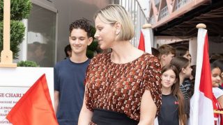 La princesa Charlène en un acto oficial. (Foto: Gtres)