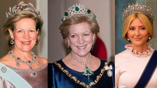 Las tiaras de la familia real de Grecia. (Foto: Gtres).