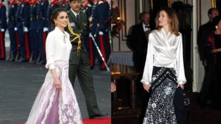 Reina Letizia y Rania de Jordania. (Foto: Gtres)