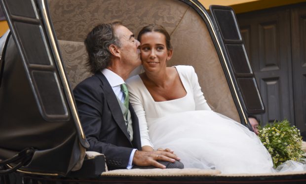 Costanza Villar-Mir, Costanza Villar-Mir boda, Costanza Villar-Mir padre, 