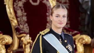 La princesa Leonor en el Palacio Real. (Foto: Gtres).