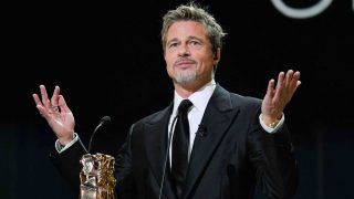 El actor Brad Pitt durante la 48ª edición de los Premios César. (Foto: Gtres)